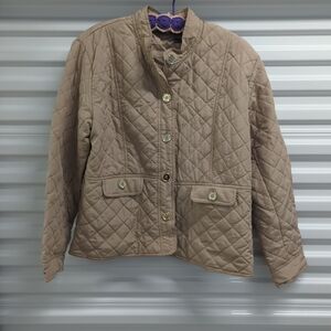 Quilted Beige Women's Jacket